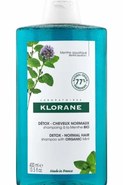 Shampoing détox à la Menthe aquatique bio pour cheveux normaux