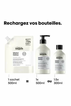 Shampoing détoxifiant Metal Detox rechargeable
