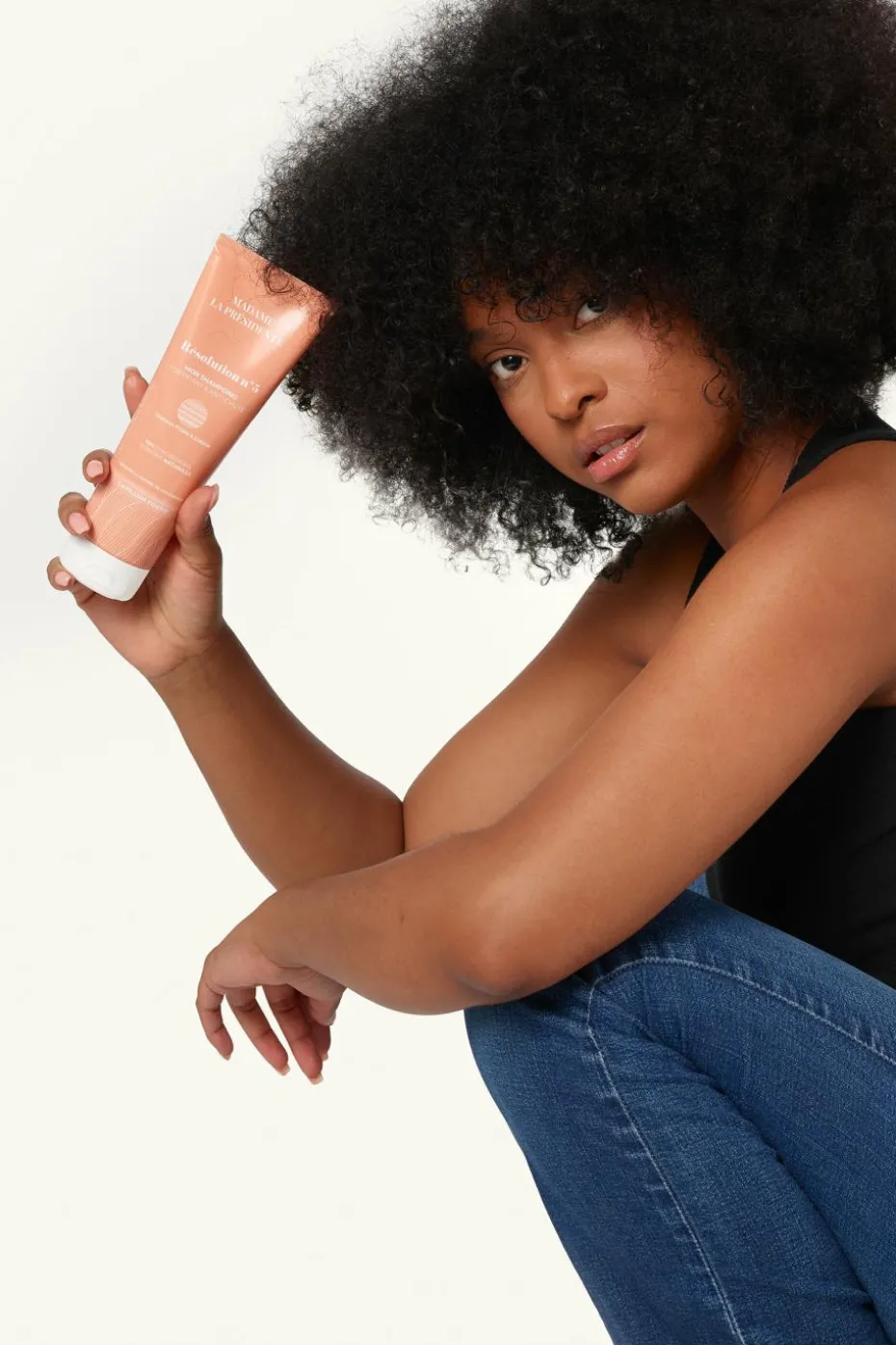 Shampoing fortifiant anti-chute cheveux frisés à crépus Résolution N°5