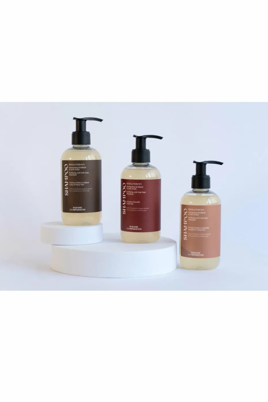 Shampoing fortifiant et anti-chute cheveux bouclés Résolution n°5