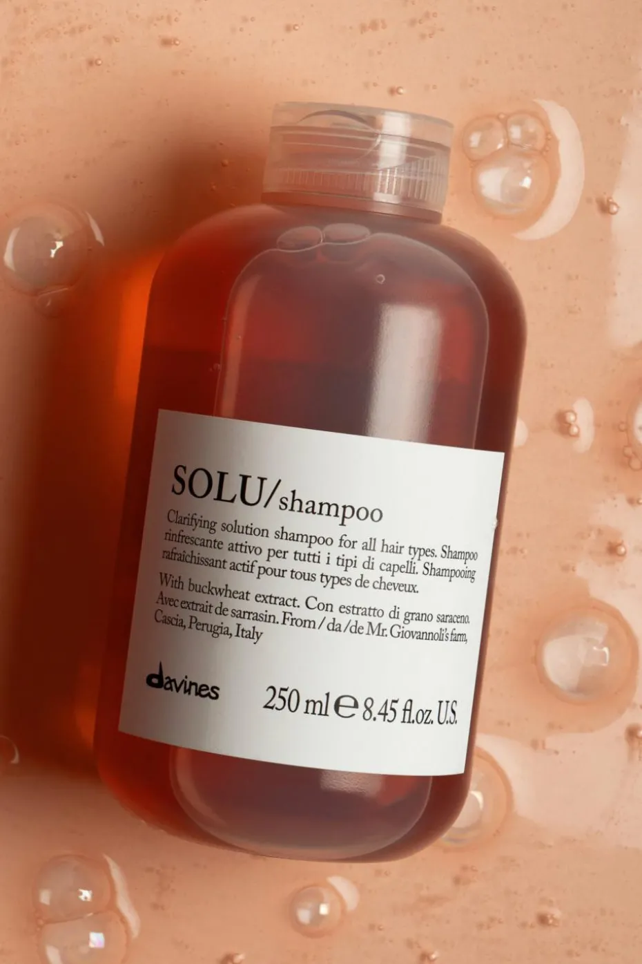 Shampoing gommant au sel marin Solu