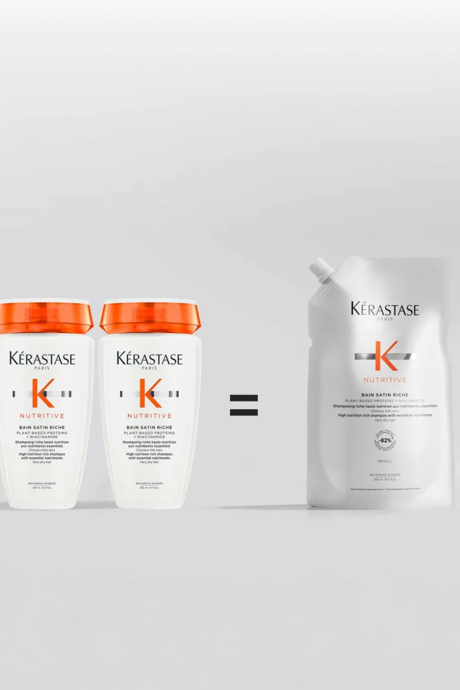 Shampoing hydratant riche Bain Satin Nutritive