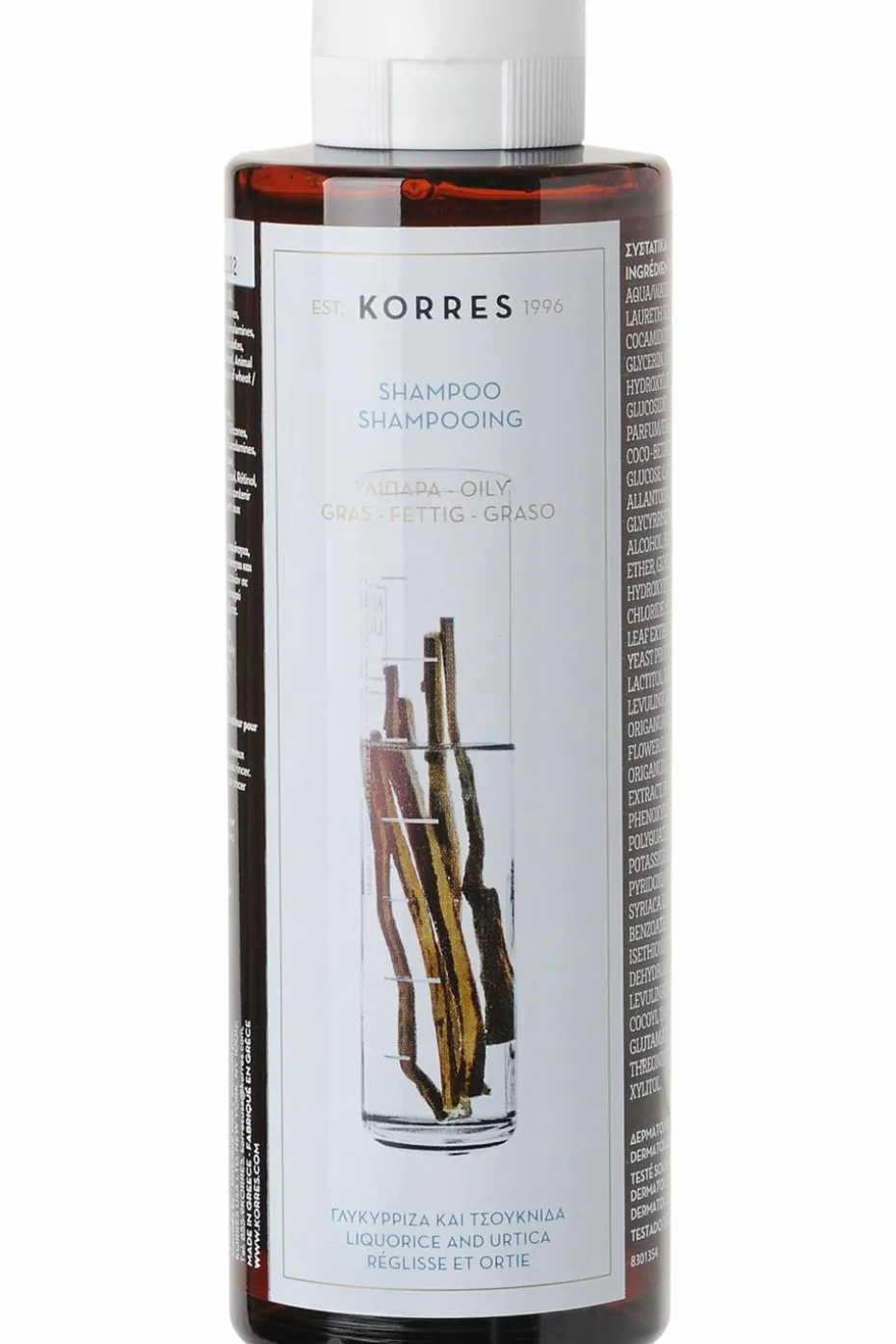 Shampooing réglisse et ortie pour cheveux gras