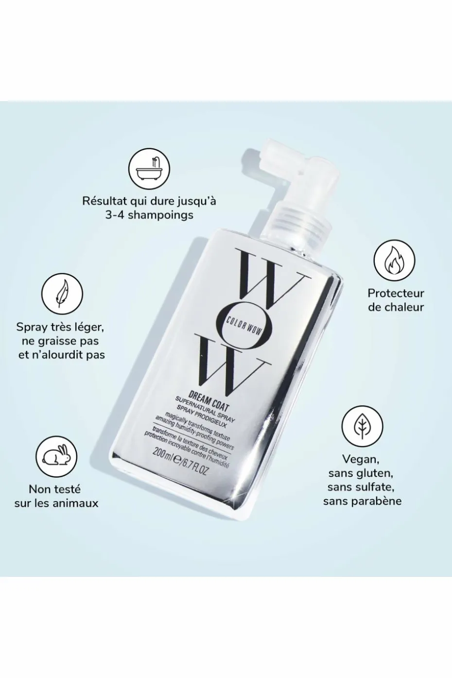 Soin imperméabilisant et thermo-protecteur Dream Coat