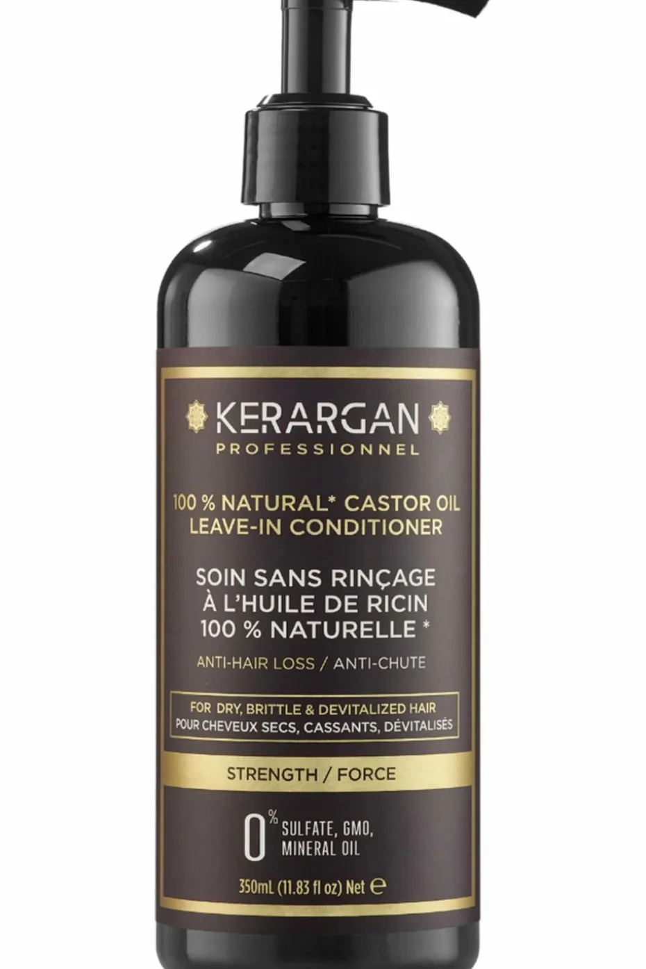 Soin sans rinçage anti-chute à l’huile de ricin