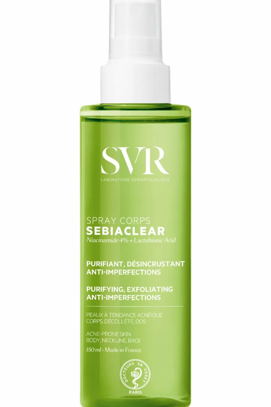 Spray corps pour peaux à tendance acnéique Sebiaclear
