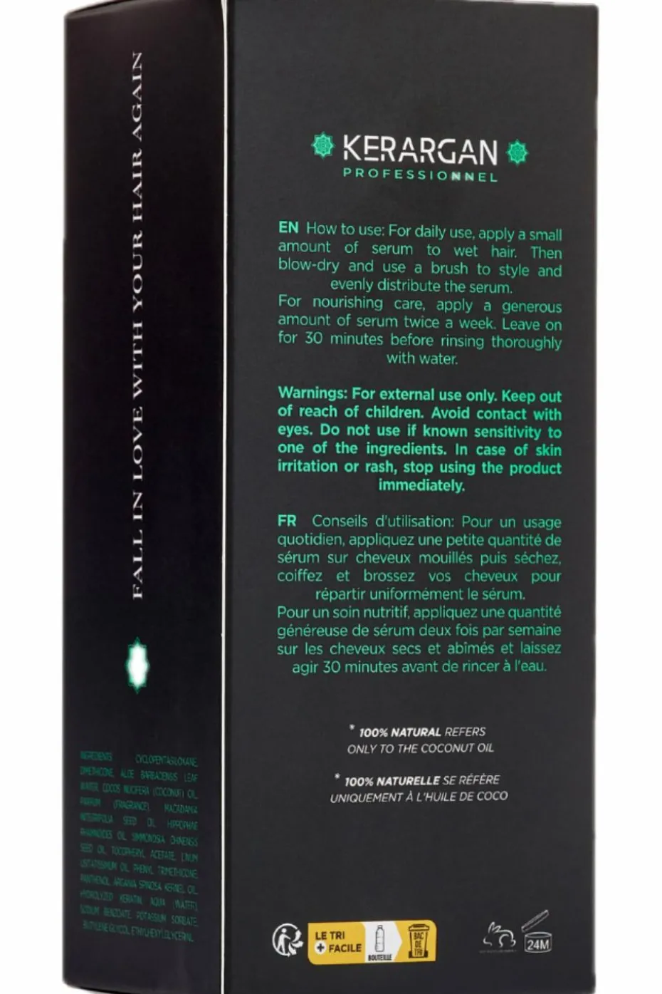 Sérum hydratant à l’huile de coco