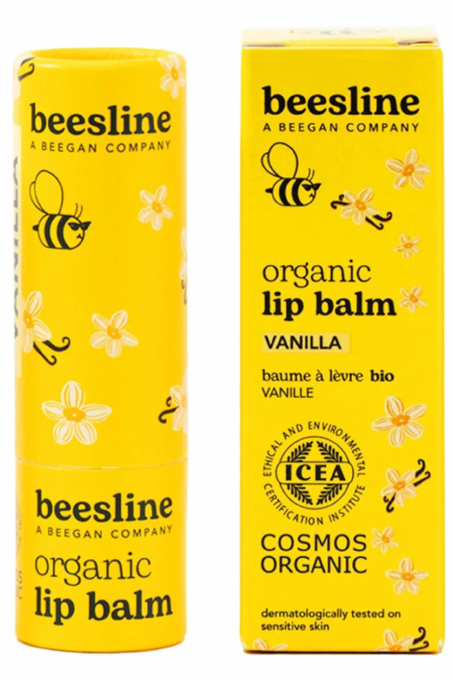 Stick à lèvres vanille bio