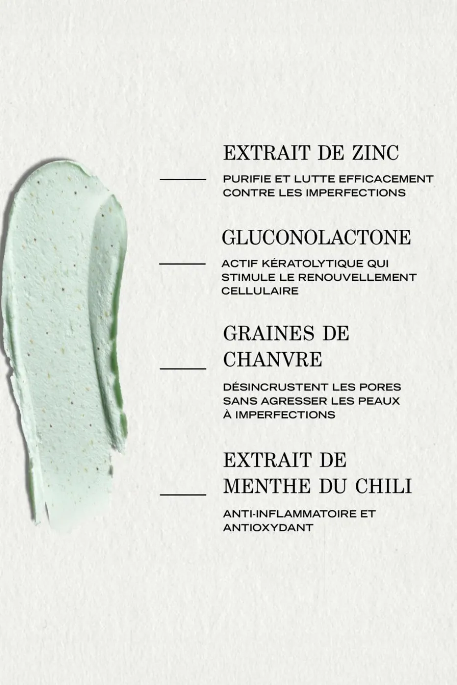 Stick gommant purifiant