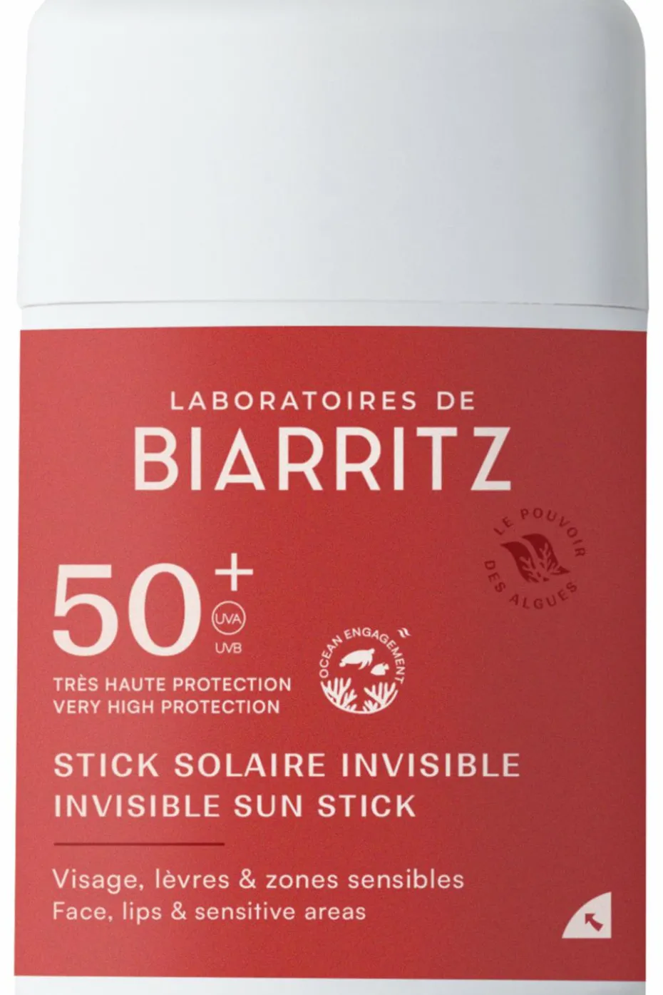 Stick solaire invisible SPF50+ visage & corps