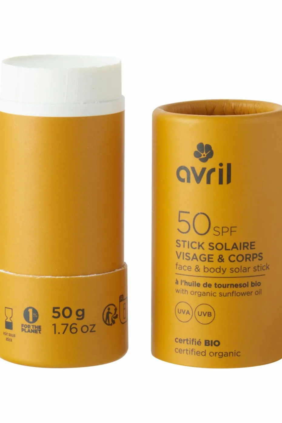 Stick solaire SPF50 bio