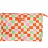 Trousse à carreaux multicolore