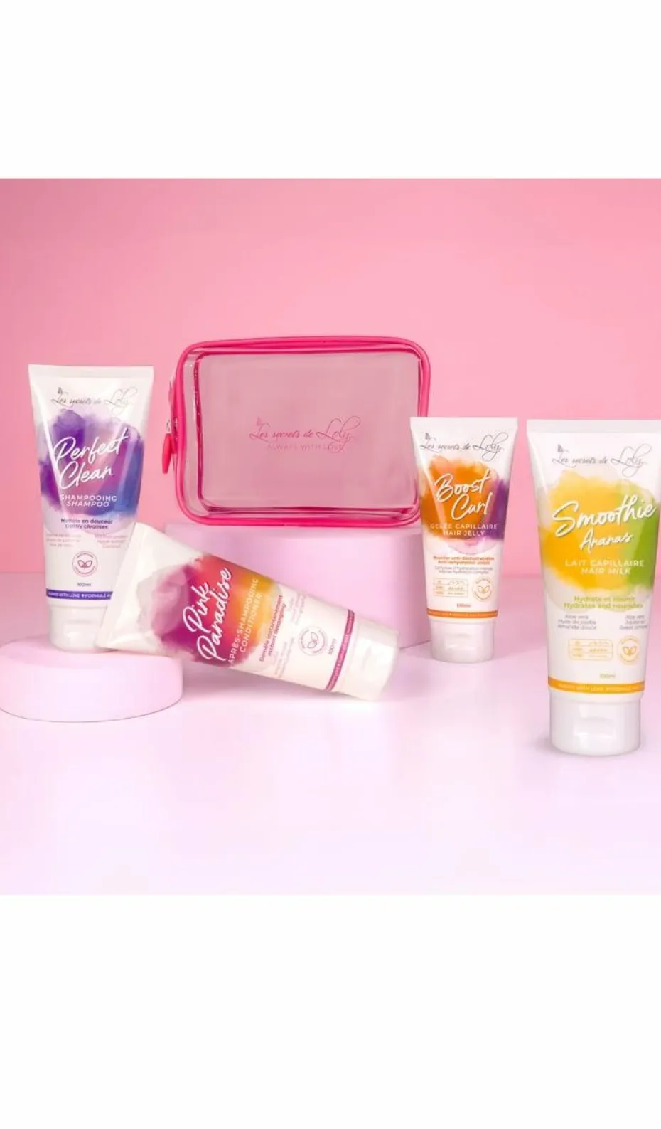 Trousse de voyage pour cheveux frisés