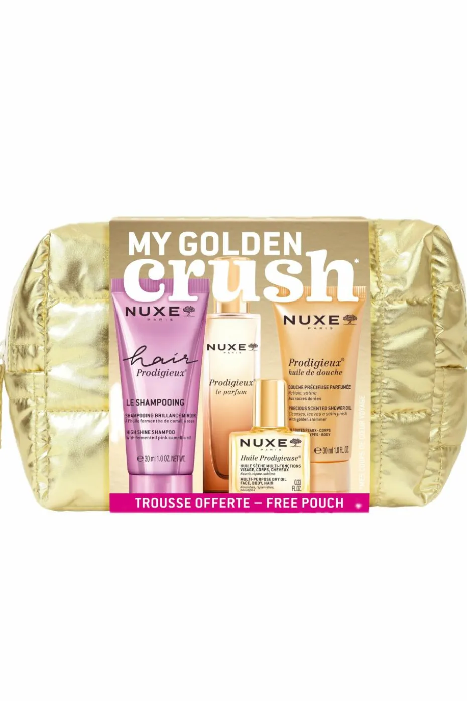Trousse rituel beauté prodigieux® My golden crush
