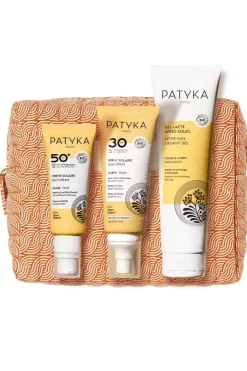 Trousse soins solaires certifiés bio avec la crème solaire visage 40ml offerte