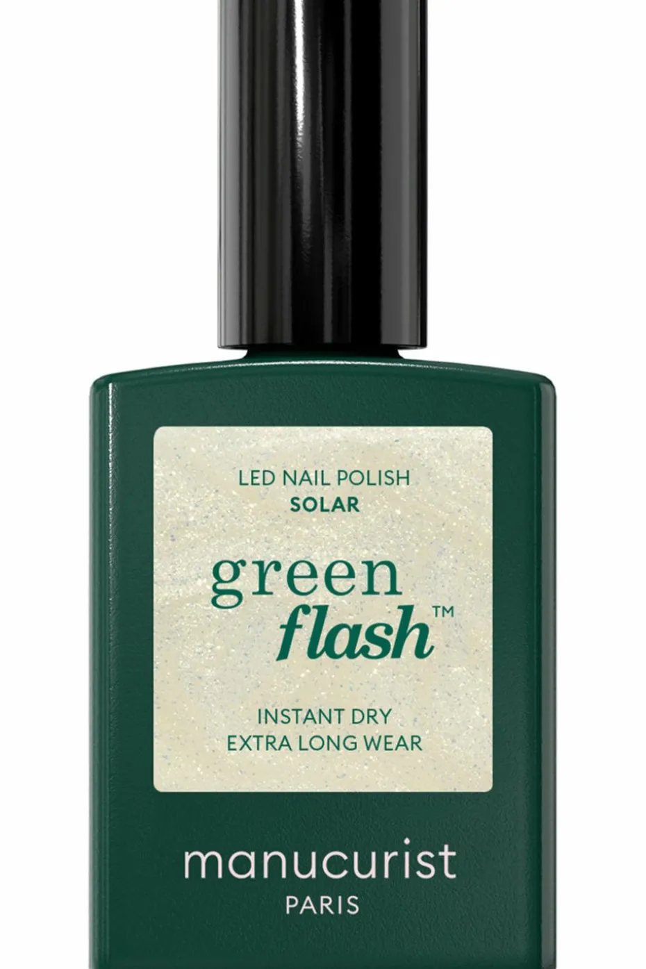 Vernis semi-permanent Green Flash Les pailletés