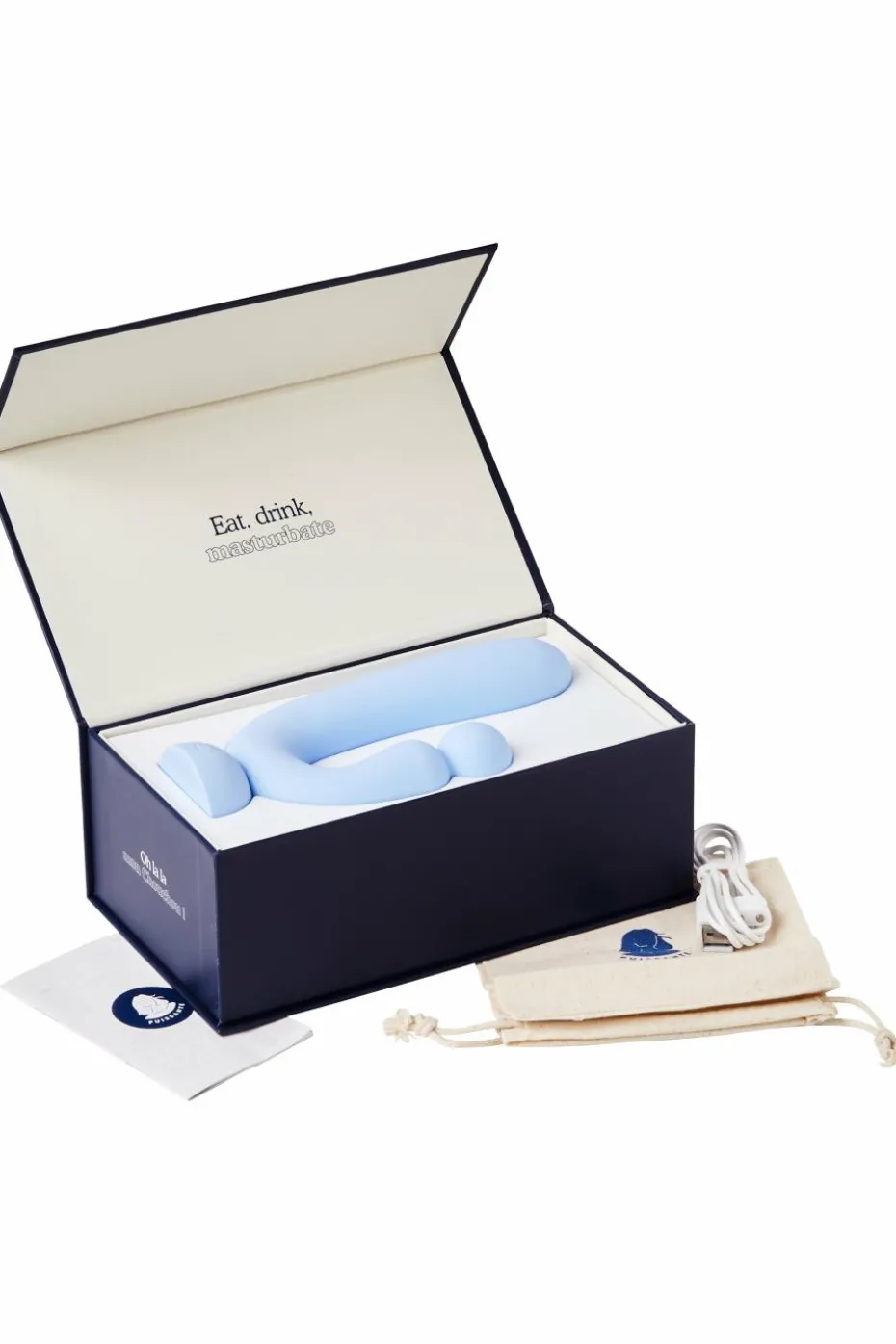 Vibromasseur Chouchou bleu ciel
